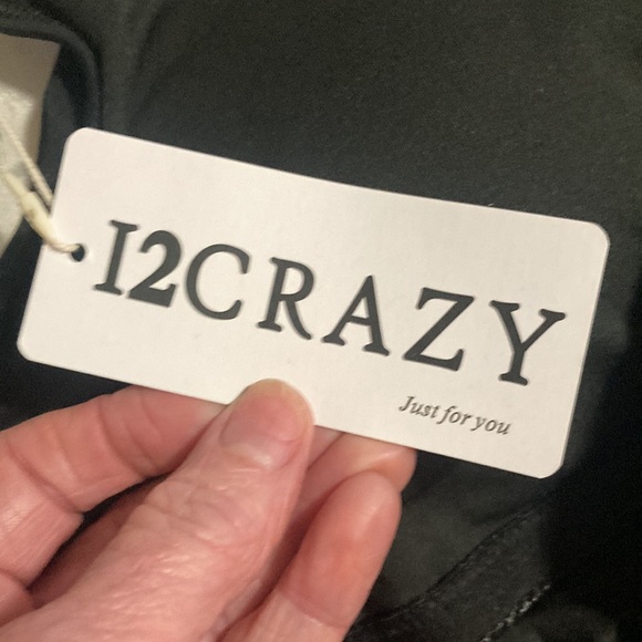 12CRAZY High Waisted Swimsuit Two Piece Ruffled Flounce Top Ruched Bottom XXL - Picture 12 of 12